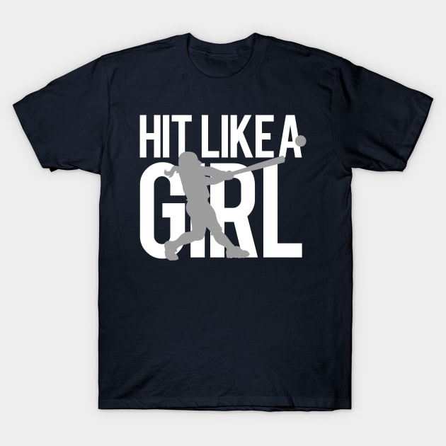 Hit Like a Girl T-Shirt by PopCultureShirts